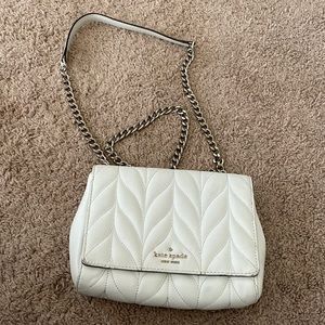 White Kate Spade cross body purse